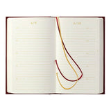 Midori - 5 Year Diary | Recycled Leather Red