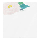 Midori - Bloc de papel para cartas Edición Limitada Invierno | Bloc Silk-printing Winter Peony
