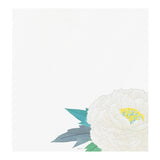 Midori - Bloc de papel para cartas Edición Limitada Invierno | Bloc Silk-printing Winter Peony