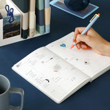 Iconic - Flow Diary Agenda Semanal 2026 | Nov 25 - Dic 26 | Cloudy Blue
