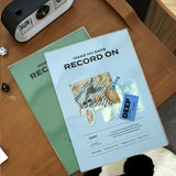 Iconic - RECORD ON Planificador Mensual A4 | Nov 25 - Dic 26 | Cloudy Blue