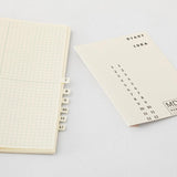 Midori MD Paper - MD Notebook Journal - Cuaderno | A5 | Hojas con cuadrícula