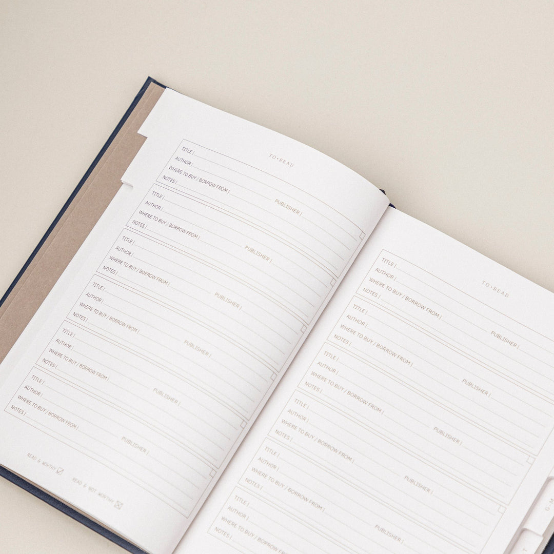 Diario de Lectura: Cuaderno de Lectura para Anotar Libros Leídos