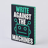 Nuuna - Notebook Graphic L - Cuaderno Write Against the Machines | Malla de puntos