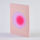 Nuuna - Notebook Colour Clash L Light Trance Pink | Malla de puntos