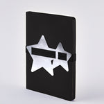 Libreta Nuuna Voyager L Light Stars - Cuero Reciclado
