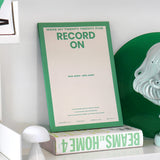 Iconic - RECORD ON Monthly Planner A4 | Nov 24 - Dec 25 | Green