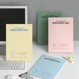 Iconic - RECORD ON Planificador Mensual A4 | Nov 25 - Dic 26 | Cloudy Blue