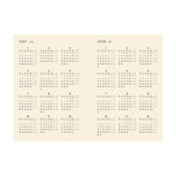 Hobonichi 5-Year Techo Japanese Book (2026-2030) A6  | Five years in one book