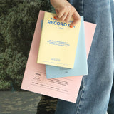 Iconic - RECORD ON Planificador Mensual A4 | Nov 25 - Dic 26 | Cloudy Blue
