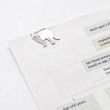 Midori - E-Clips Metal Paper Clips/Page Marker - Cats