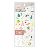 Midori - Pegatinas Transfer Sticker for Journaling | Storybook motifs