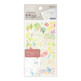 Midori - Pegatinas Transfer Sticker for Journaling | Watercolor Patterns