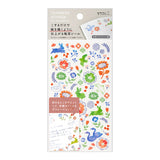 Midori - Pegatinas Transfer Sticker for Journaling | Scandinavian Textile Patterns