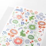 Midori - Pegatinas Transfer Sticker for Journaling | Scandinavian Textile Patterns