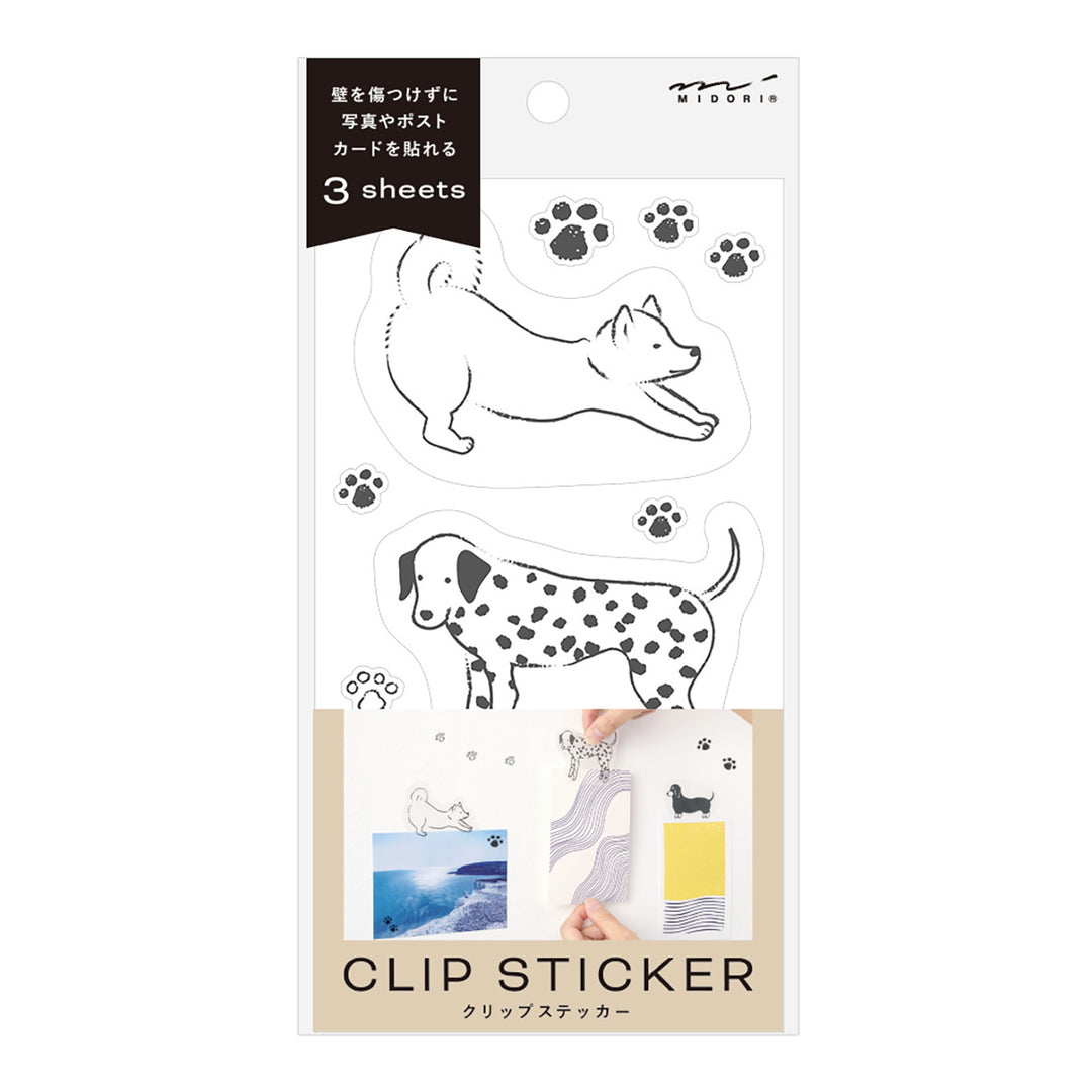 Midori - Clip Sticker Dog Pegatinas