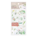 Midori - Pegatinas Transfer Sticker for Journaling | Flowering Plants