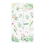 Midori - Pegatinas Transfer Sticker for Journaling | Flowering Plants