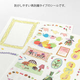 Midori - Pegatinas Yuru Log Sticker | 2 hojas | My Life