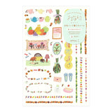 Midori - Pegatinas Yuru Log Sticker | 2 hojas | My Life