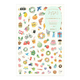 Midori - Pegatinas Yuru Log Sticker | 1 hoja | Motif