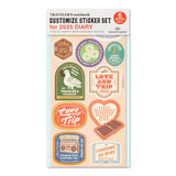 Traveler's Company -  TRAVELER'S notebook Customized Sticker Set for Diary 2025 | Pegatinas