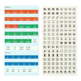 Traveler's Company -  TRAVELER'S notebook Customized Sticker Set for Diary 2025 