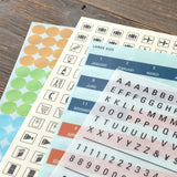 Traveler's Company -  TRAVELER'S notebook Customized Sticker Set for Diary 2026 | Pegatinas