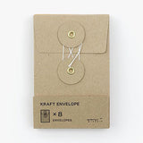 Traveler's Company | TRC Kraft Envelope (S) vertical with string | Grey