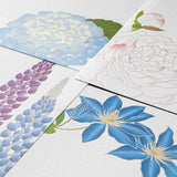Midori - Bloc de papel para cartas Edición Limitada Verano | Bloc 949 Four Designs Summer Flowers S5
