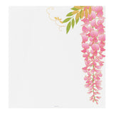 Midori - Bloc de papel para cartas Edición Limitada Verano | Bloc 951 Four Designs Silk-Printing Wisteria S2