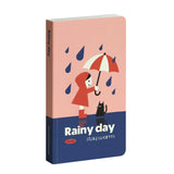Iconic - Slow Handy Notebook | 05 Rainy Day | Hojas con líneas