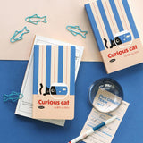 Iconic - Slow Handy Notebook | 06 Curious Cat | Hojas con líneas