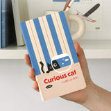 Iconic - Slow Handy Notebook | 06 Curious Cat | Hojas con líneas