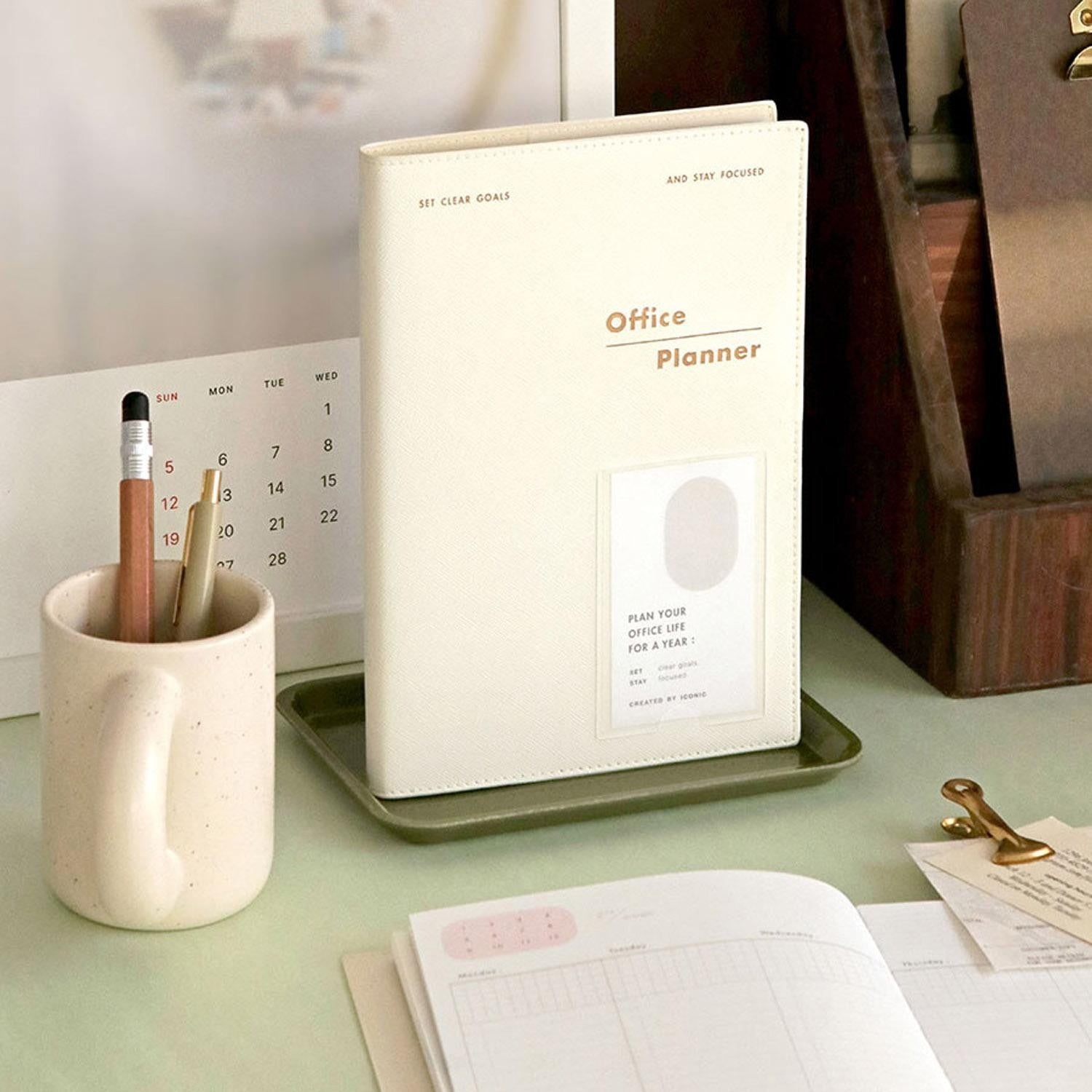 Iconic - Planificador Office Planner V.2 | Agenda Sin Fechas | Milk White