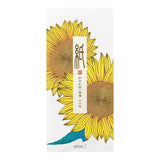 Midori - Bloc de papel para cartas  Florales Kami Foil-Stamping | Sunflower 565