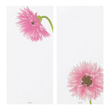 Midori - Bloc de papel para cartas Edición Limitada Primavera | 584 Silk-Printing Gerbera