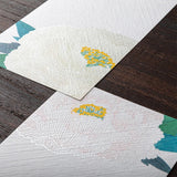 Midori - Bloc de papel para cartas Edición Limitada Invierno | Message Letter Pad 598 Silk-printing Winter Peony S2