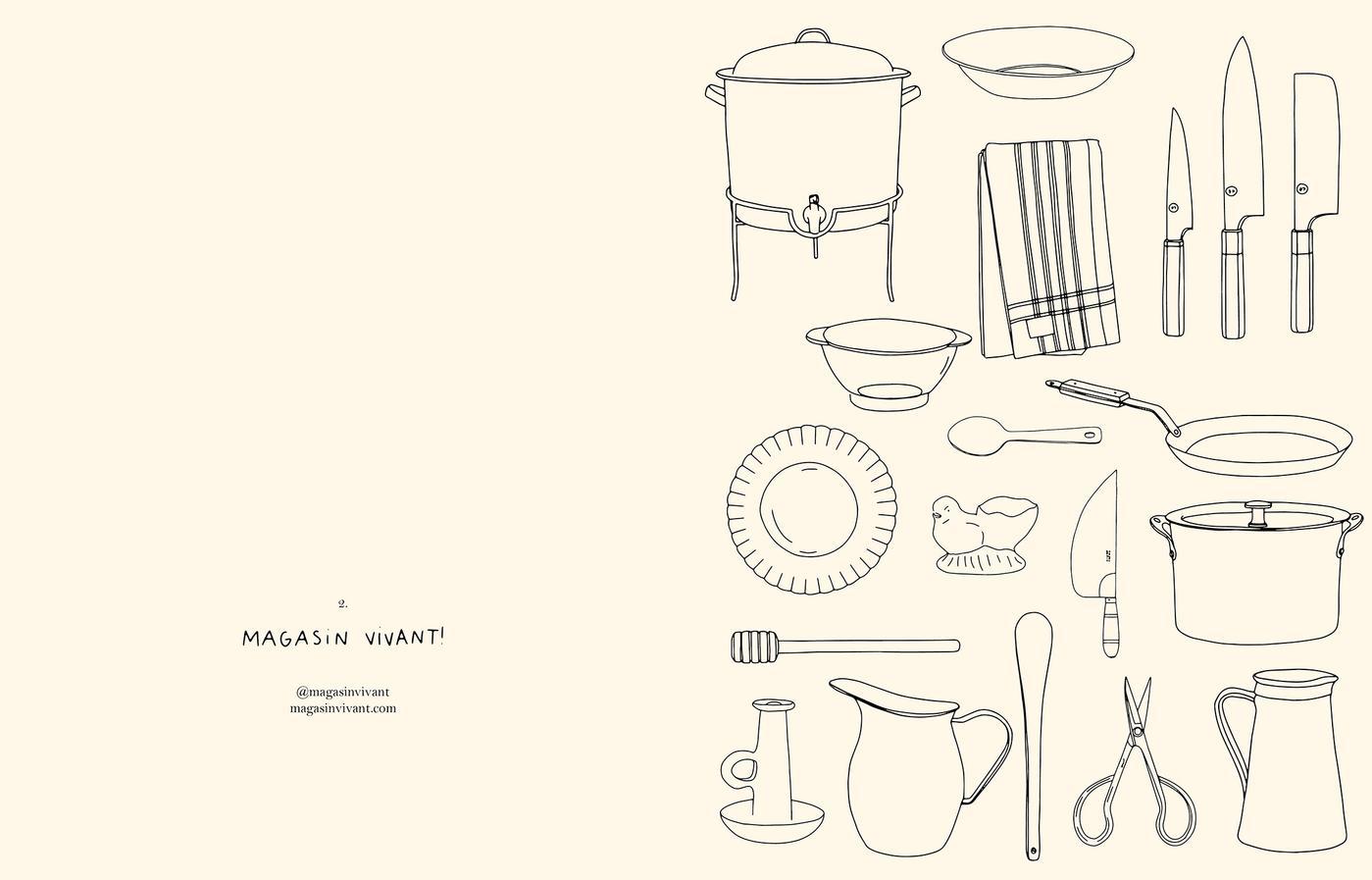 Libro para colorear Cuisines de Zoé de Las Cases – interior 5