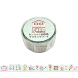 MIND WAVE -  Die-Cut Masking Tape |  Kotorimachi Shotengai Flower Shop