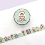 MIND WAVE -  Die-Cut Masking Tape |  Kotorimachi Shotengai Flower Shop