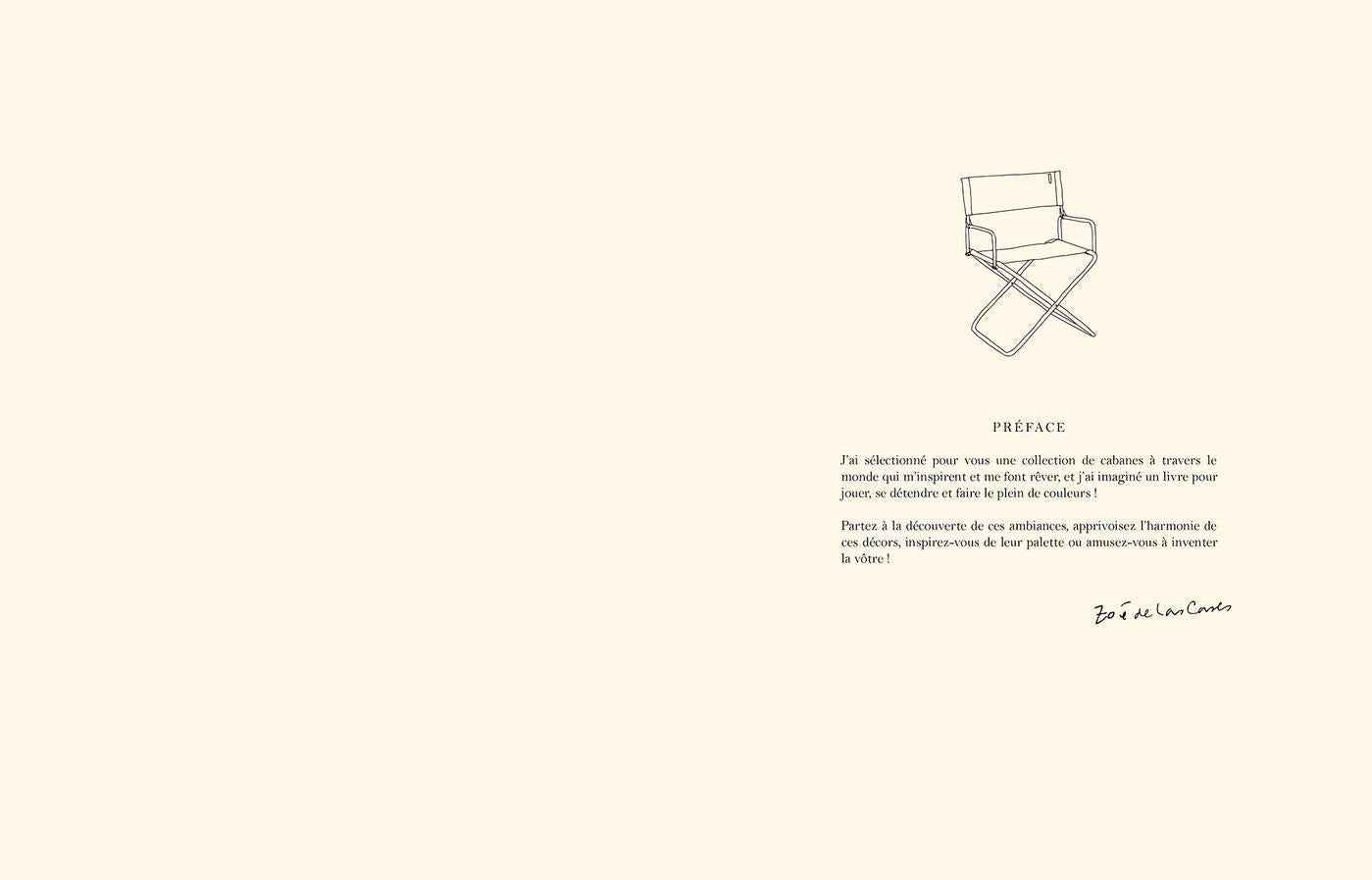 Libro para colorear Cabanes de Zoé de Las Cases – interior 1