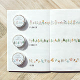 MIND WAVE -  Die-Cut Masking Tape - Washi tape troquelada | Cozy Forest