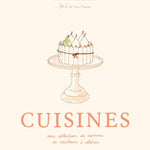 Libro para colorear Cuisines de Zoé de Las Cases – portada