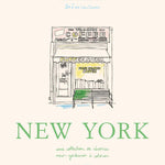 Libro para colorear New York de Zoé de Las Cases – portada