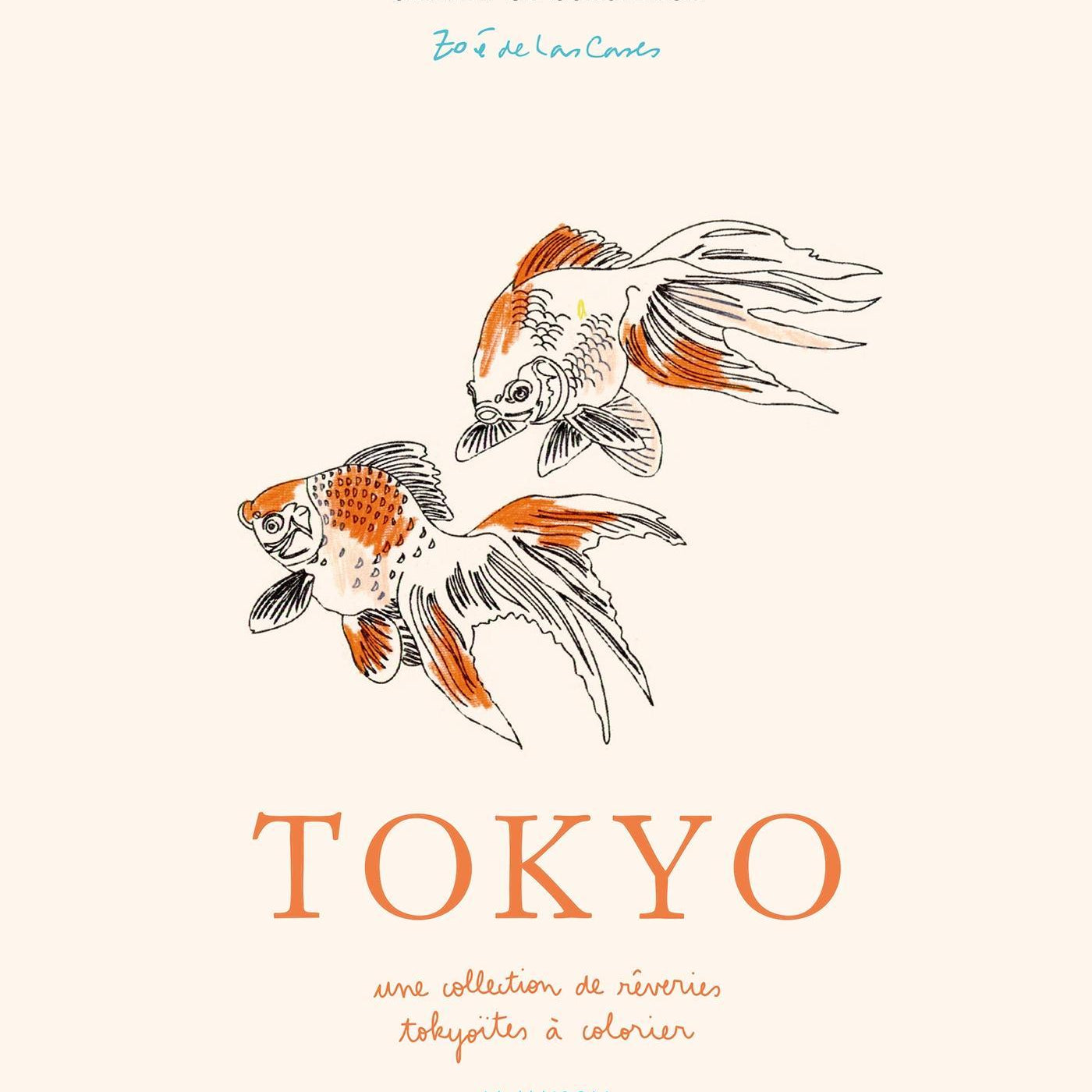 Libro para colorear Tokyo de Zoé de Las Cases – portada