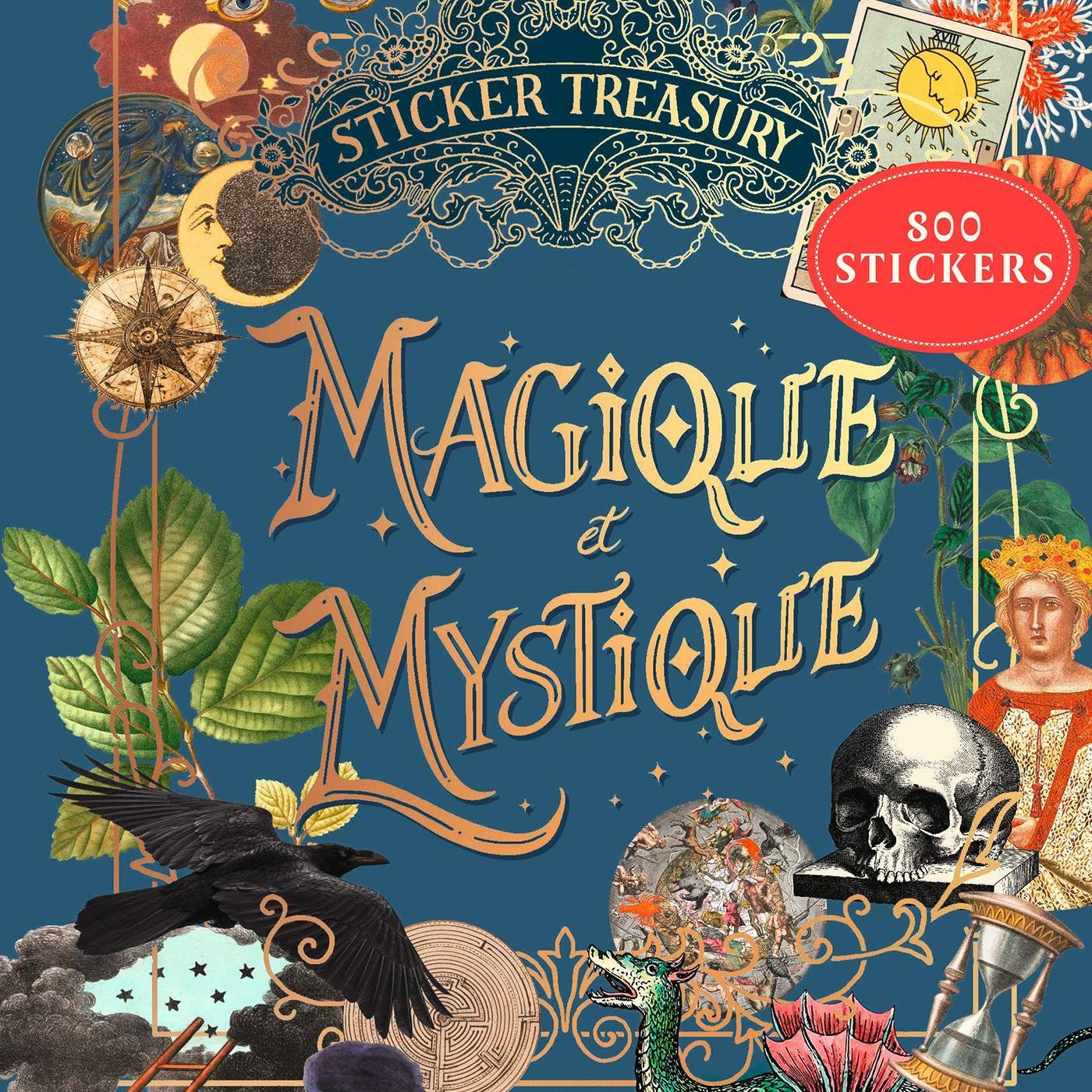 Hachette Pratique - Libro de Pegatinas | Sticker Treasury - Magique et Mystique — portada