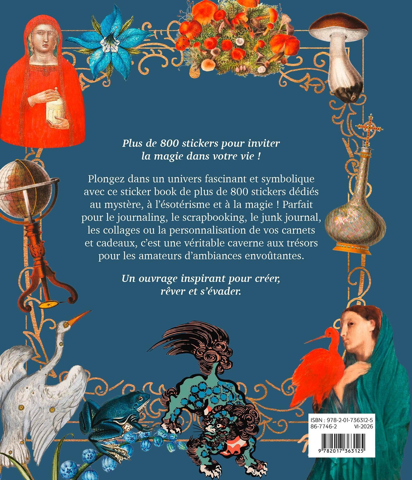 Hachette Pratique - Libro de Pegatinas | Sticker Treasury - Magique et Mystique — detalle 2