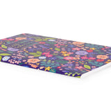Legami – Medium A5 Notebook - Striped | Flowers