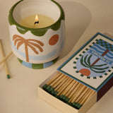 Designworks Ink - Box of 75 Matches, 9.6 cm, A Dopo - Palm Tree